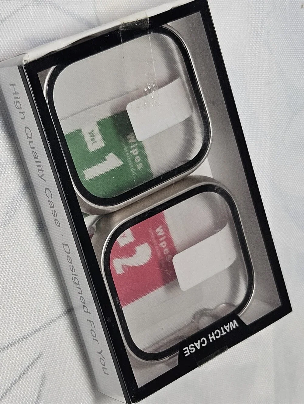Starlight Tempered Glass Cases for Apple Watch Series 10 2 Pack Screen Protector